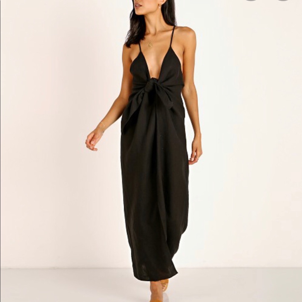 Mara Hoffman Black Lolita Dress